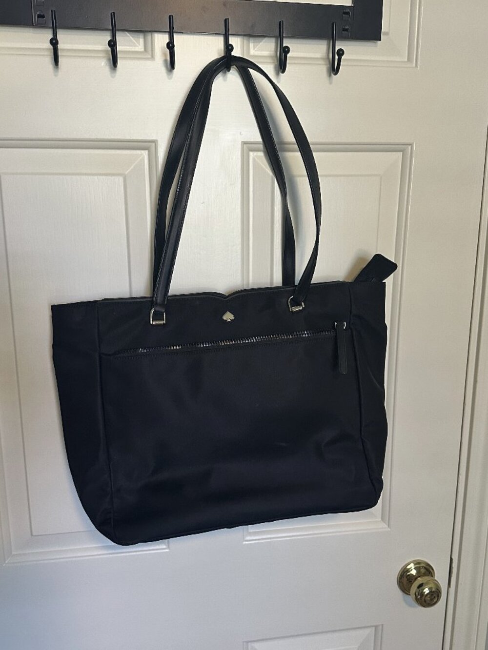 Kate Spade Black Jae Nylon Large Tote; Excellent Used Condition